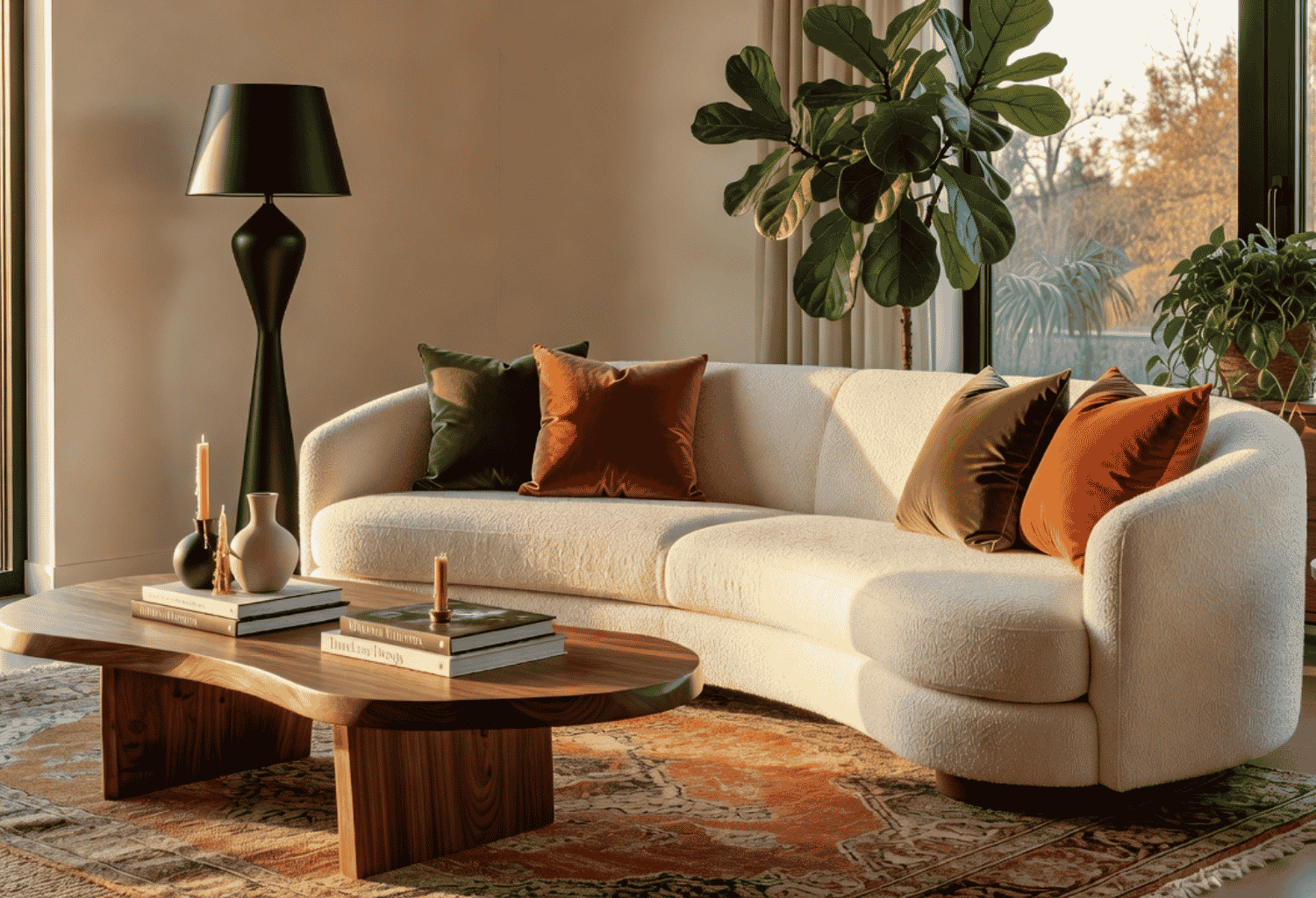 Bouclé Accent Chairs