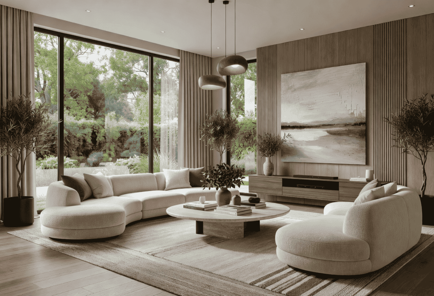Textured Linen Window Treatments