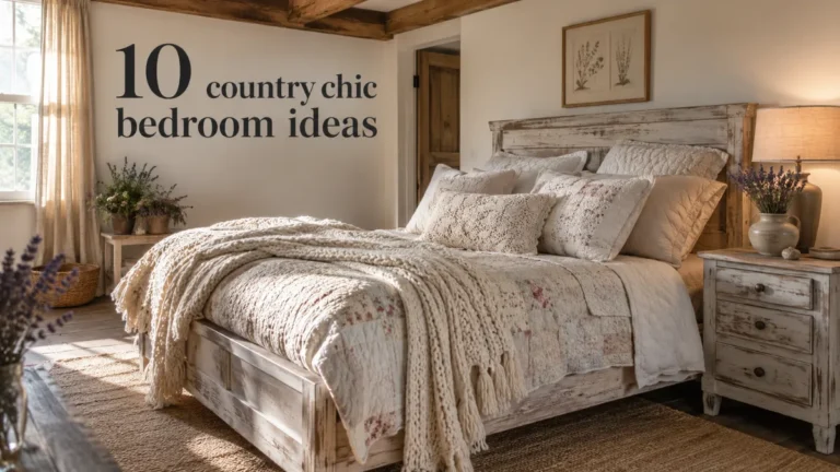 10 Country Chic Bedroom Ideas for a Cozy Farmhouse Feel