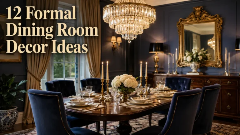 12 formal dining room decor ideas