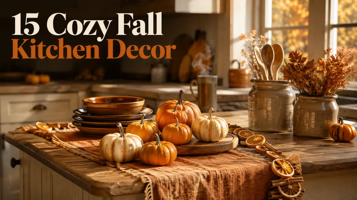 15 Cozy Fall Kitchen Decor Ideas to Warm Up Your Space
