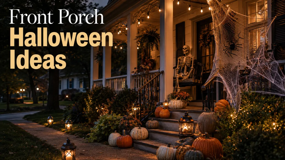 15 Front Porch Halloween Ideas to Spook Your Guests