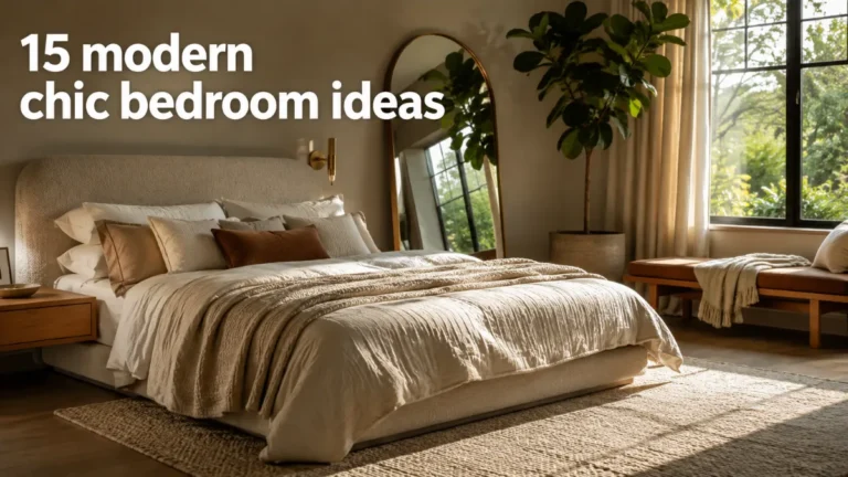 15 Modern Chic Bedroom Ideas to Steal for Your Next Refresh