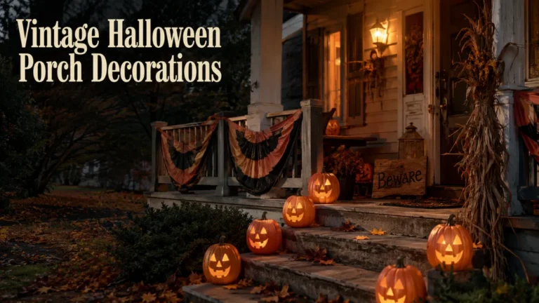 15 Vintage Halloween Porch Decorations for a Retro Vibe