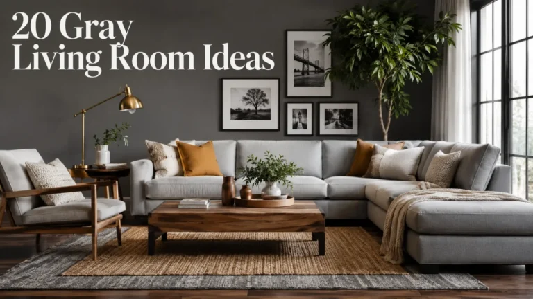 20 Gray Living Room Ideas That Feel Warm, Not Cold