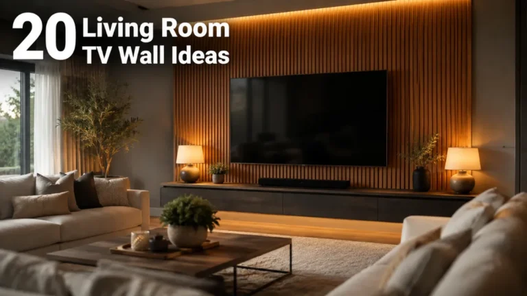 20 Living Room TV Wall Ideas That Actually Work