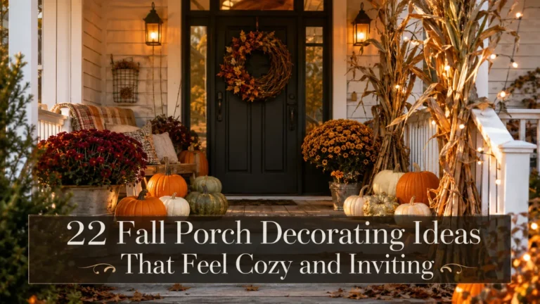 22 Fall Porch Decorating Ideas That Feel Cozy and Inviting