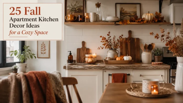 25 Fall Apartment Kitchen Decor Ideas for a Cozy Space