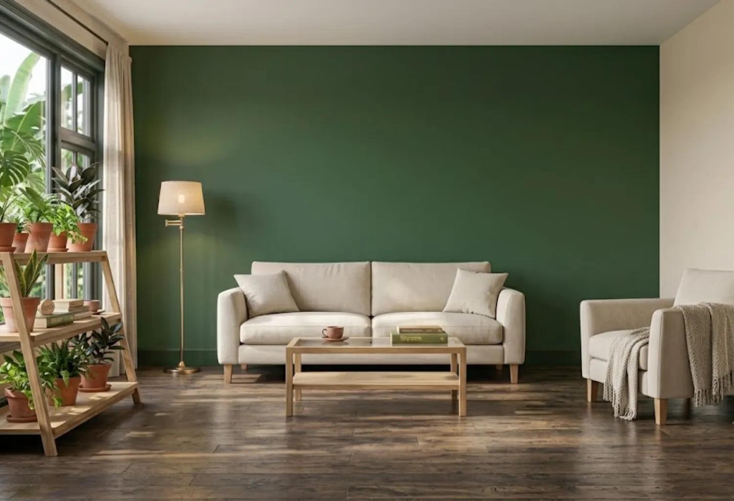 Balance Bold Green With Plenty of Neutral Breathing Room