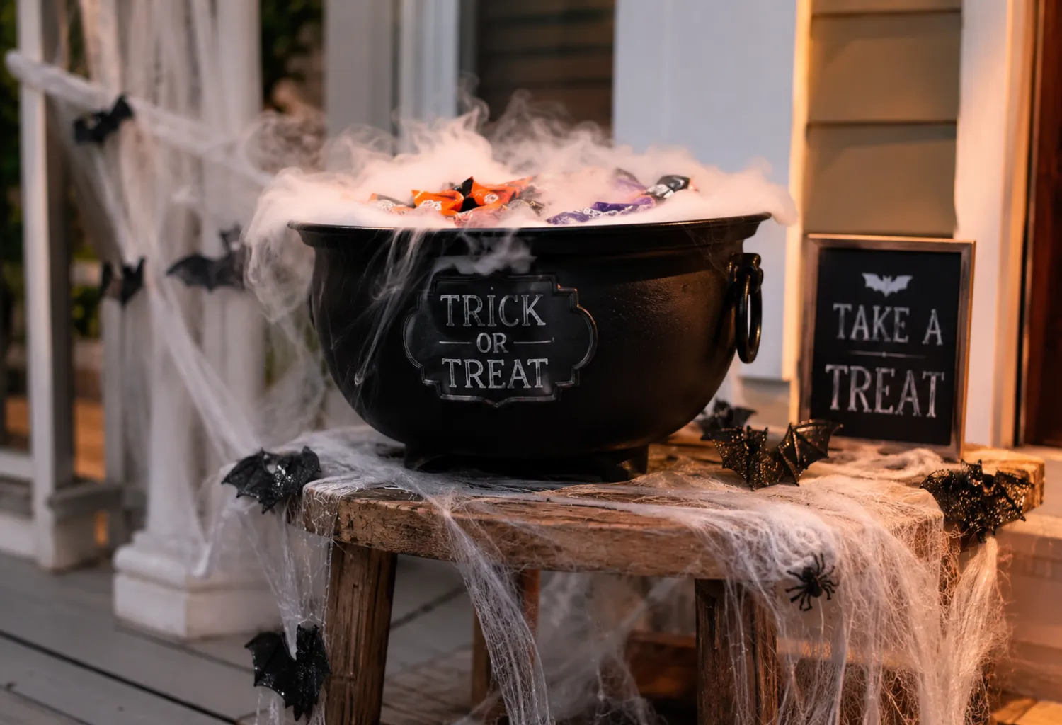 Black Cauldron Candy Station