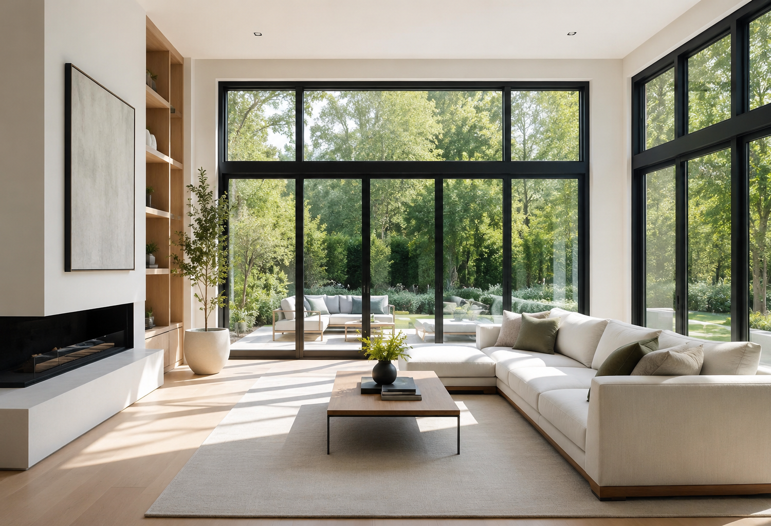 Black Metal Window Frames