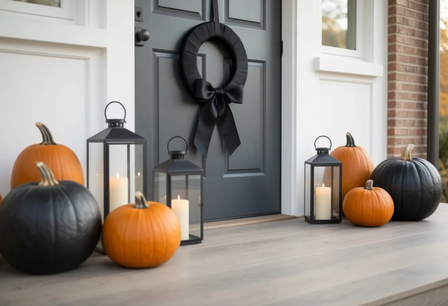Black and Orange Elegance