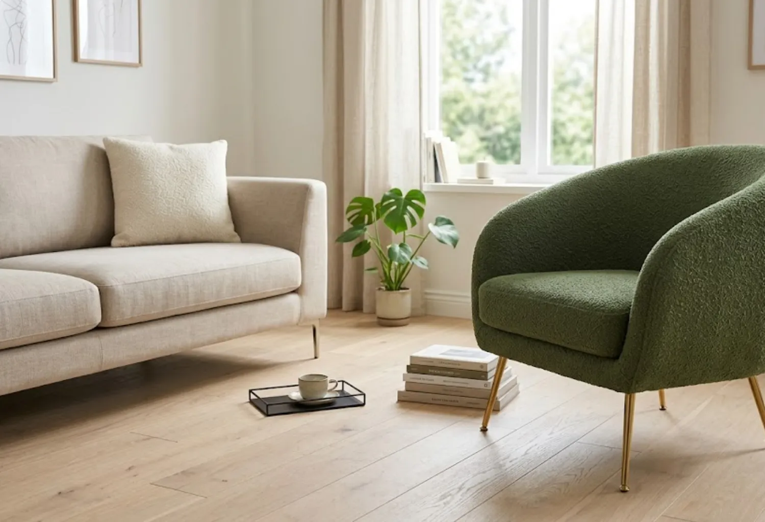 Choose a Green Accent Chair Instead of a Full Sofa