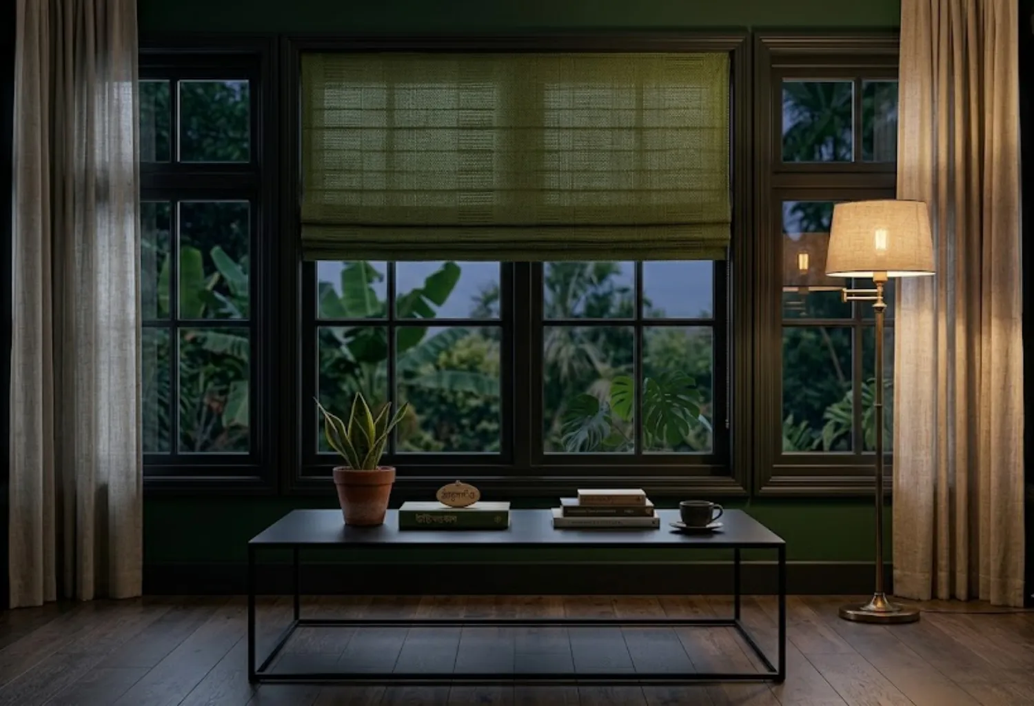 Combine Green With Black for a Moody, Sophisticated Look
