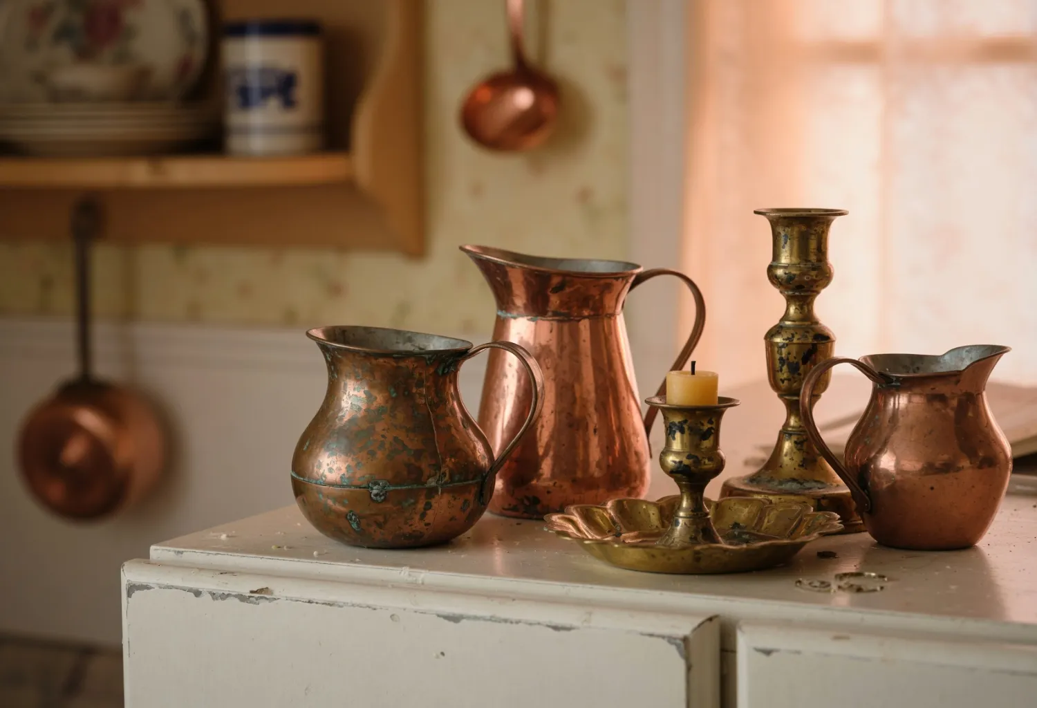 Copper and Brass Accents