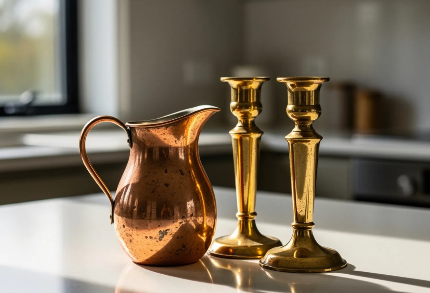 Copper and Brass Accents