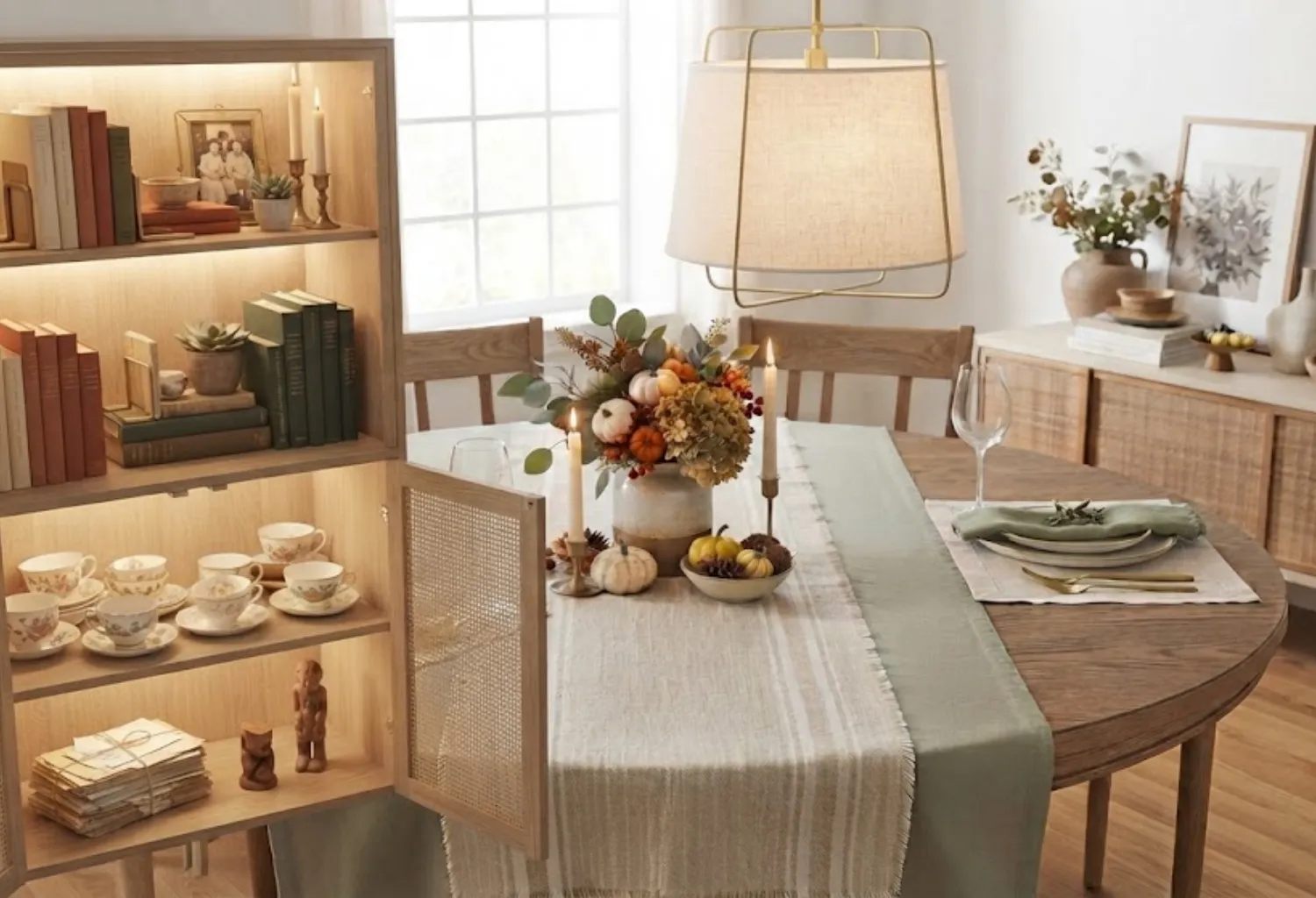 Curated Bookshelf Styling