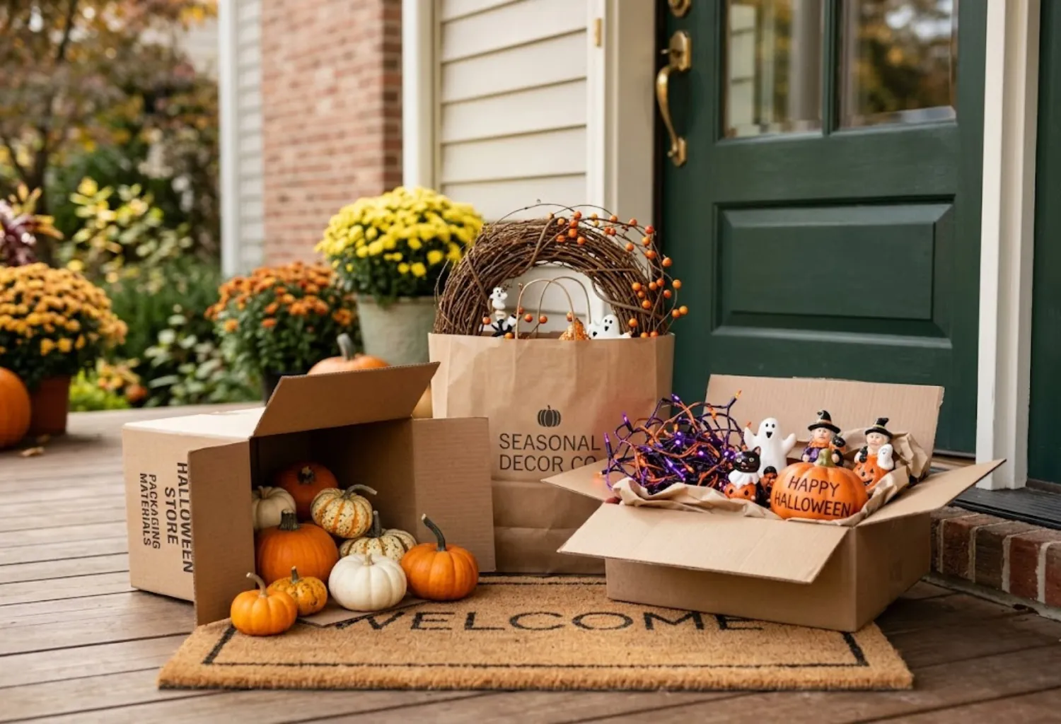 DIY halloween porch decoration ideas