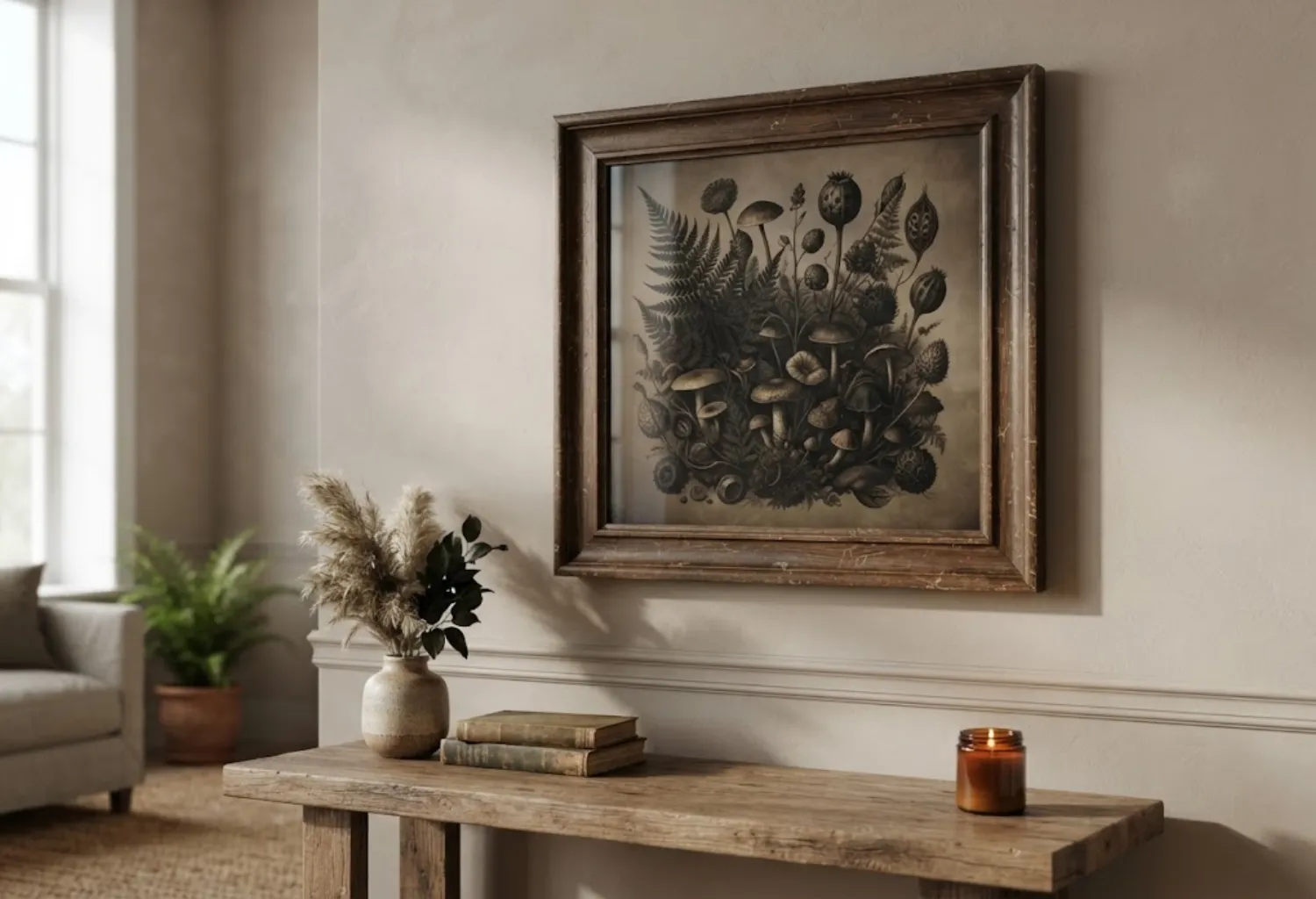 Dark Botanical or Moody Art Prints