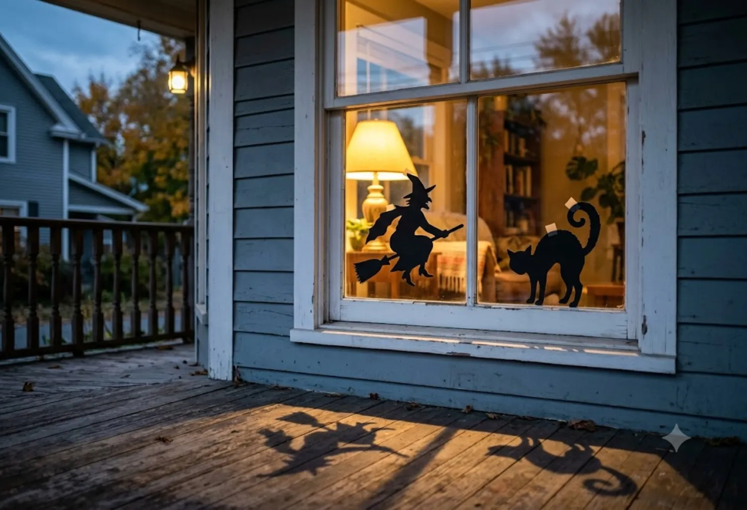 Die-Cut Paper Window Silhouettes