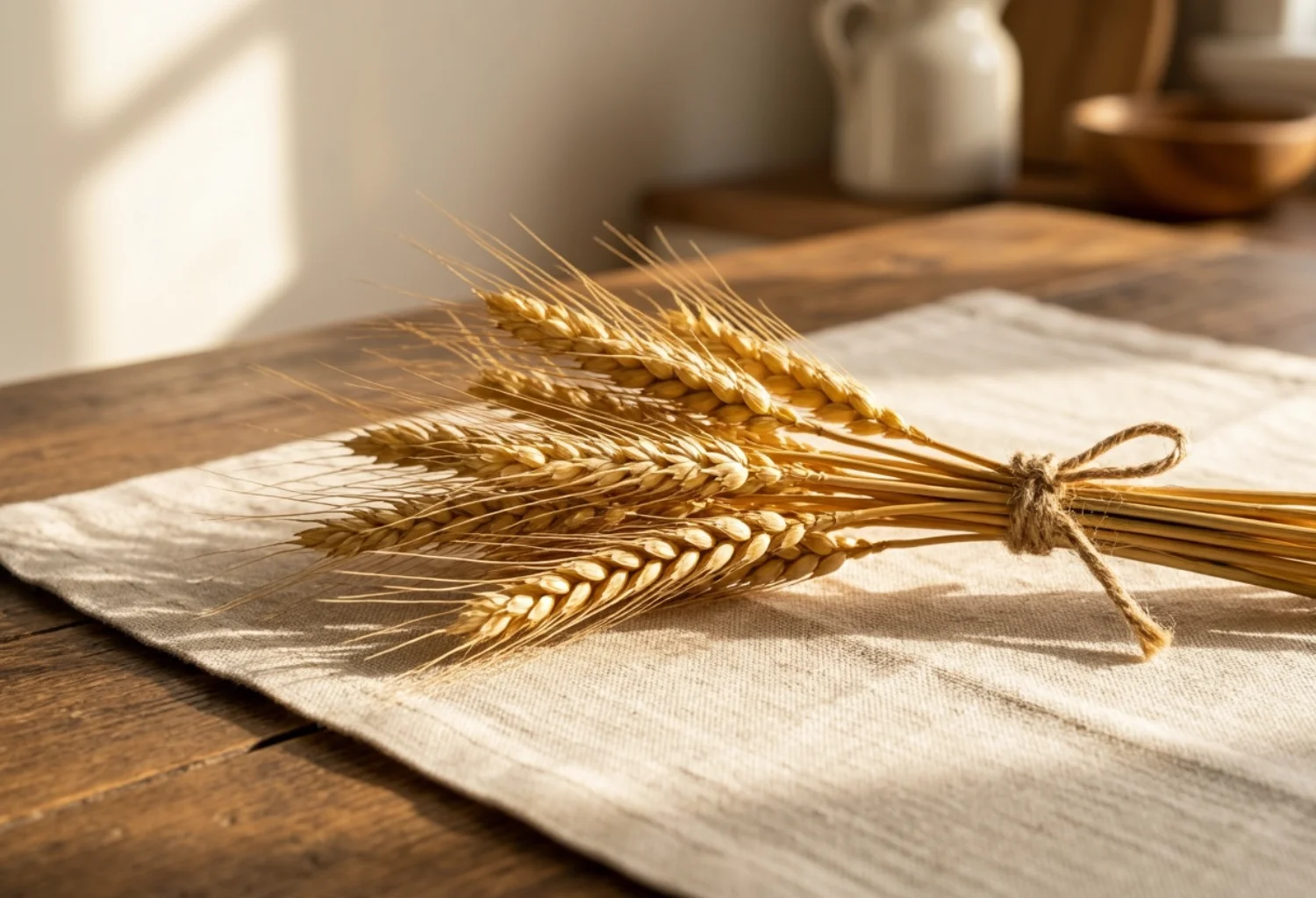 Dried Wheat Bundles