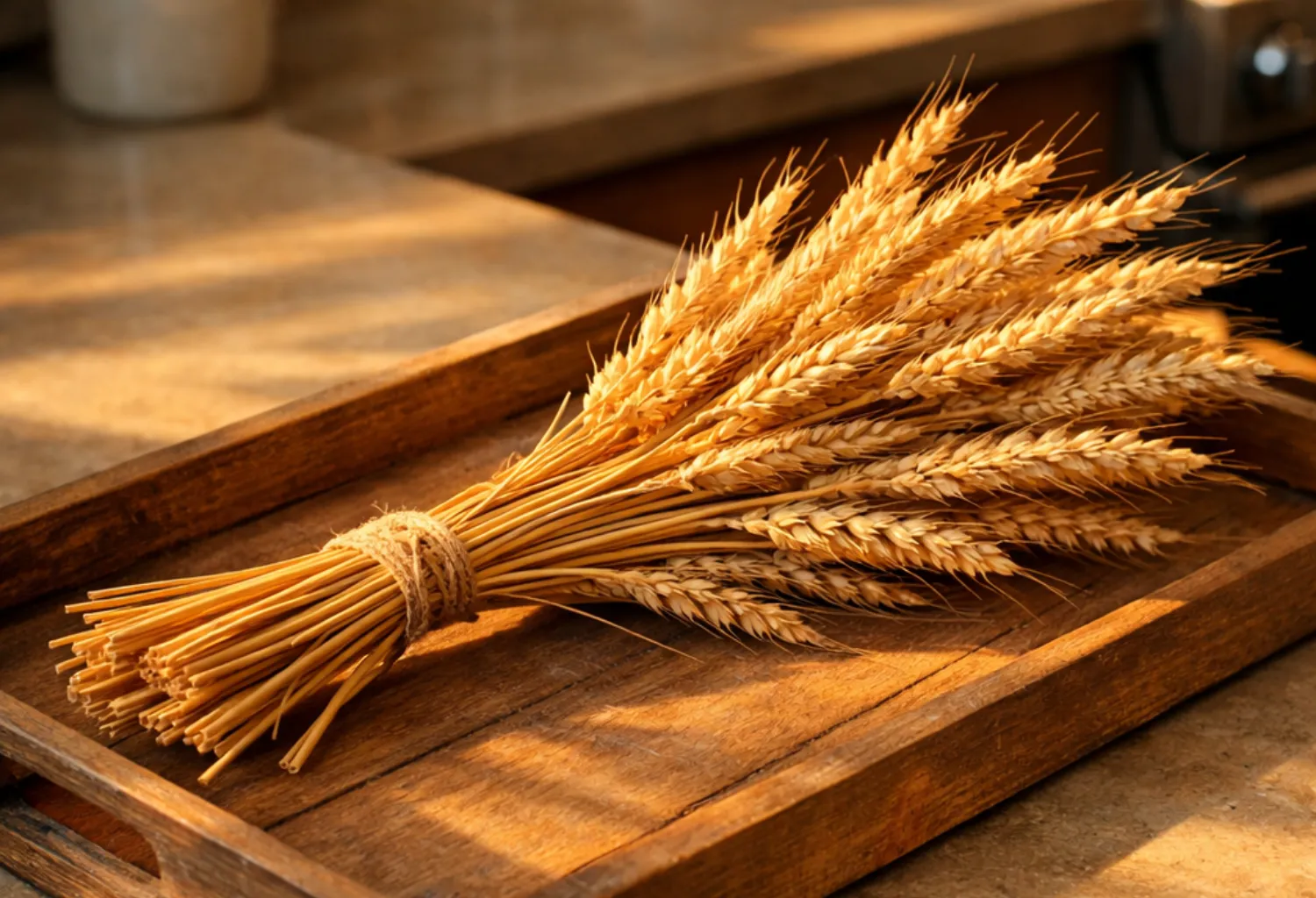 Dried Wheat Stalks