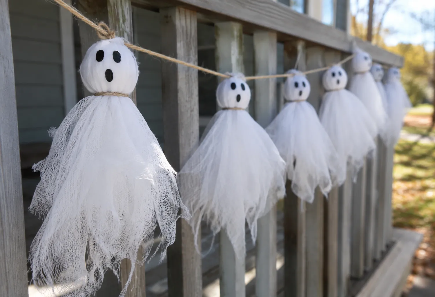 Fabric Ghost Garland
