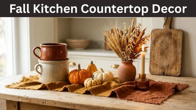 Fall Kitchen Countertop Decor