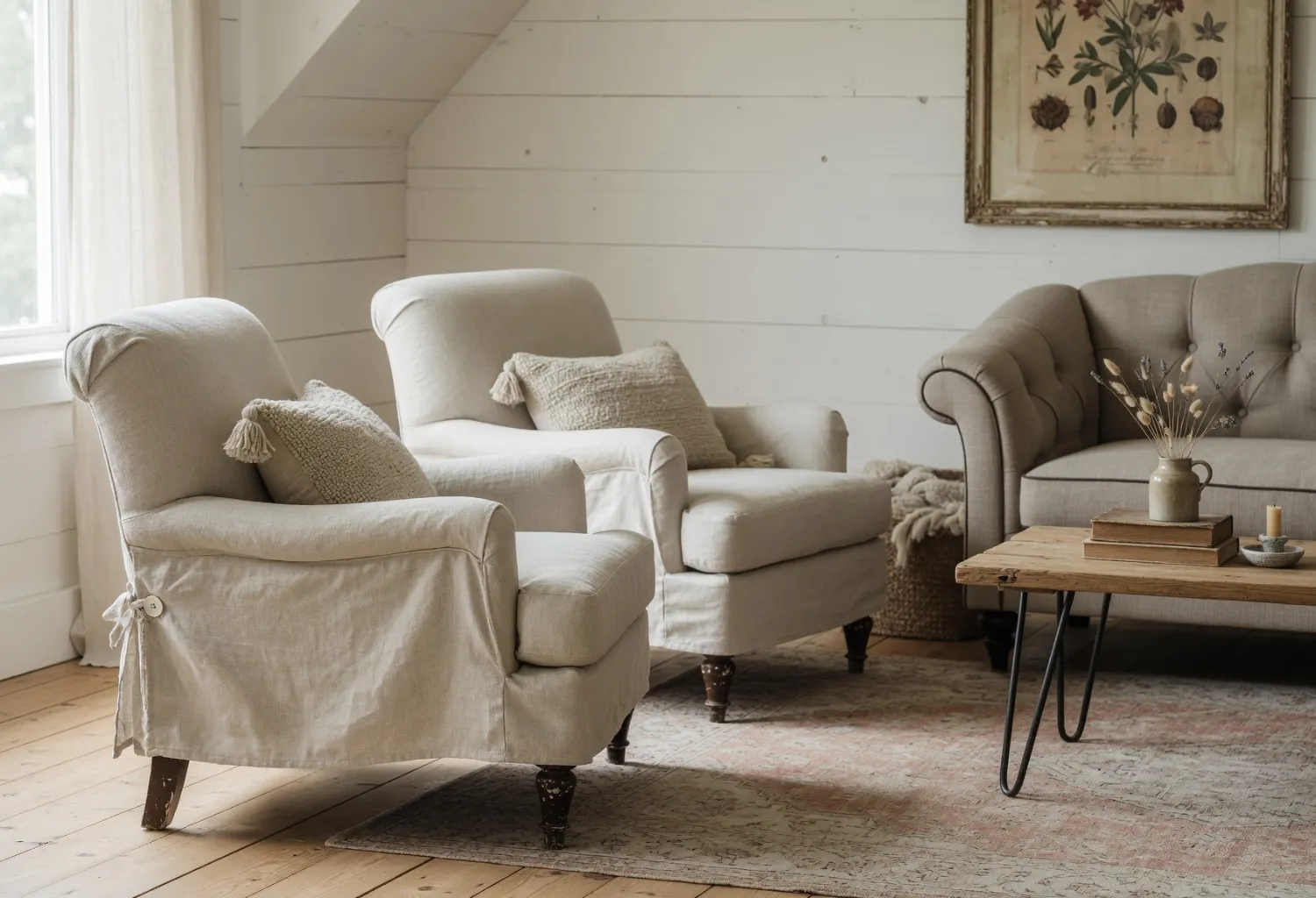 Farmhouse Style Accent Chairs