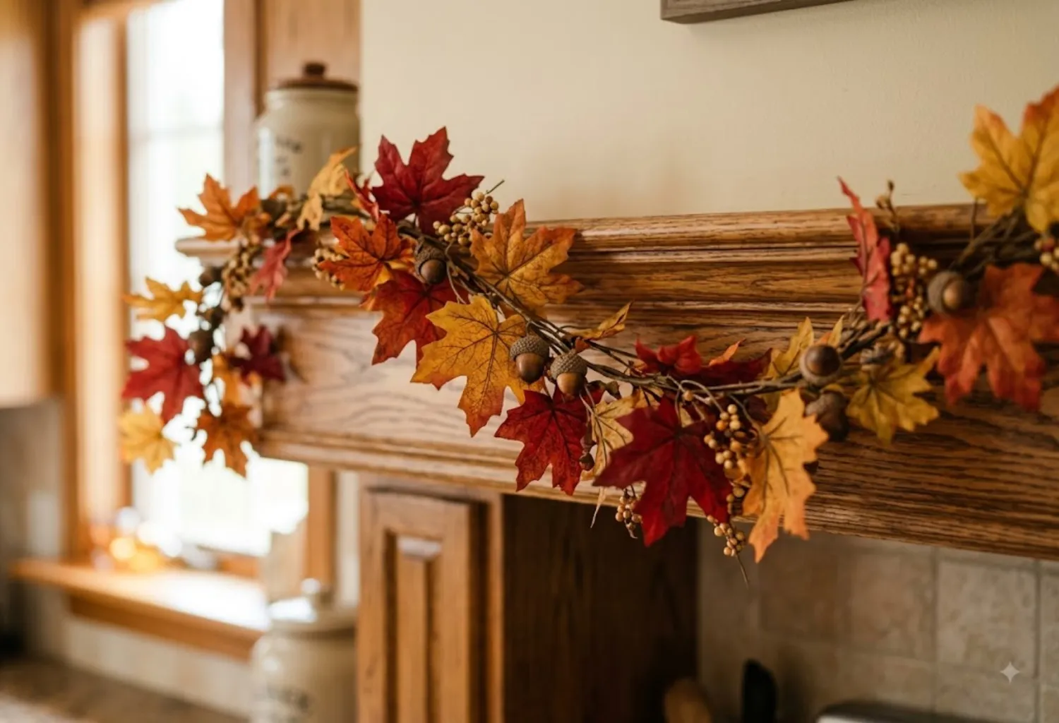 Faux Autumn Garlands