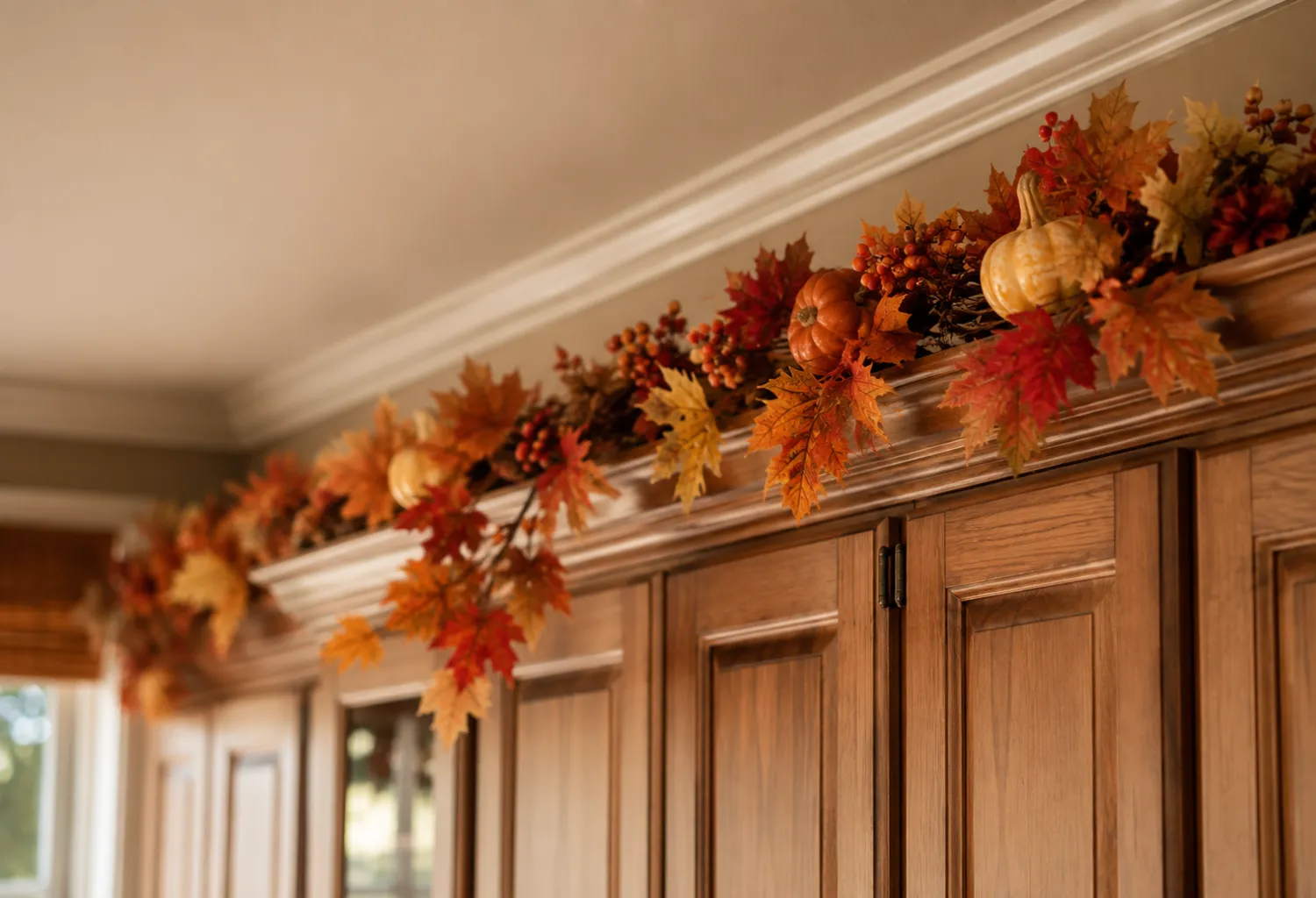 Faux Fall Garland