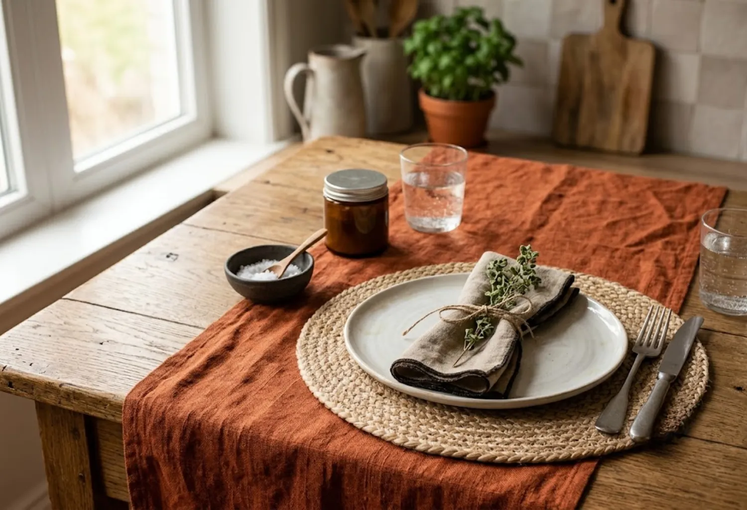 Layered Table Runners and Placemats