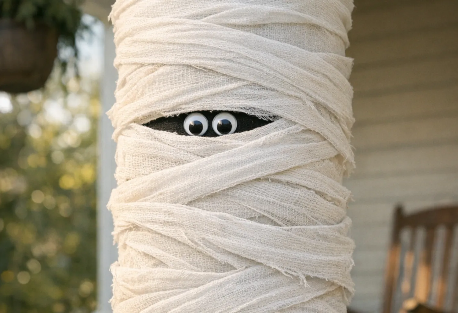 Mummy Wrapped Pillars
