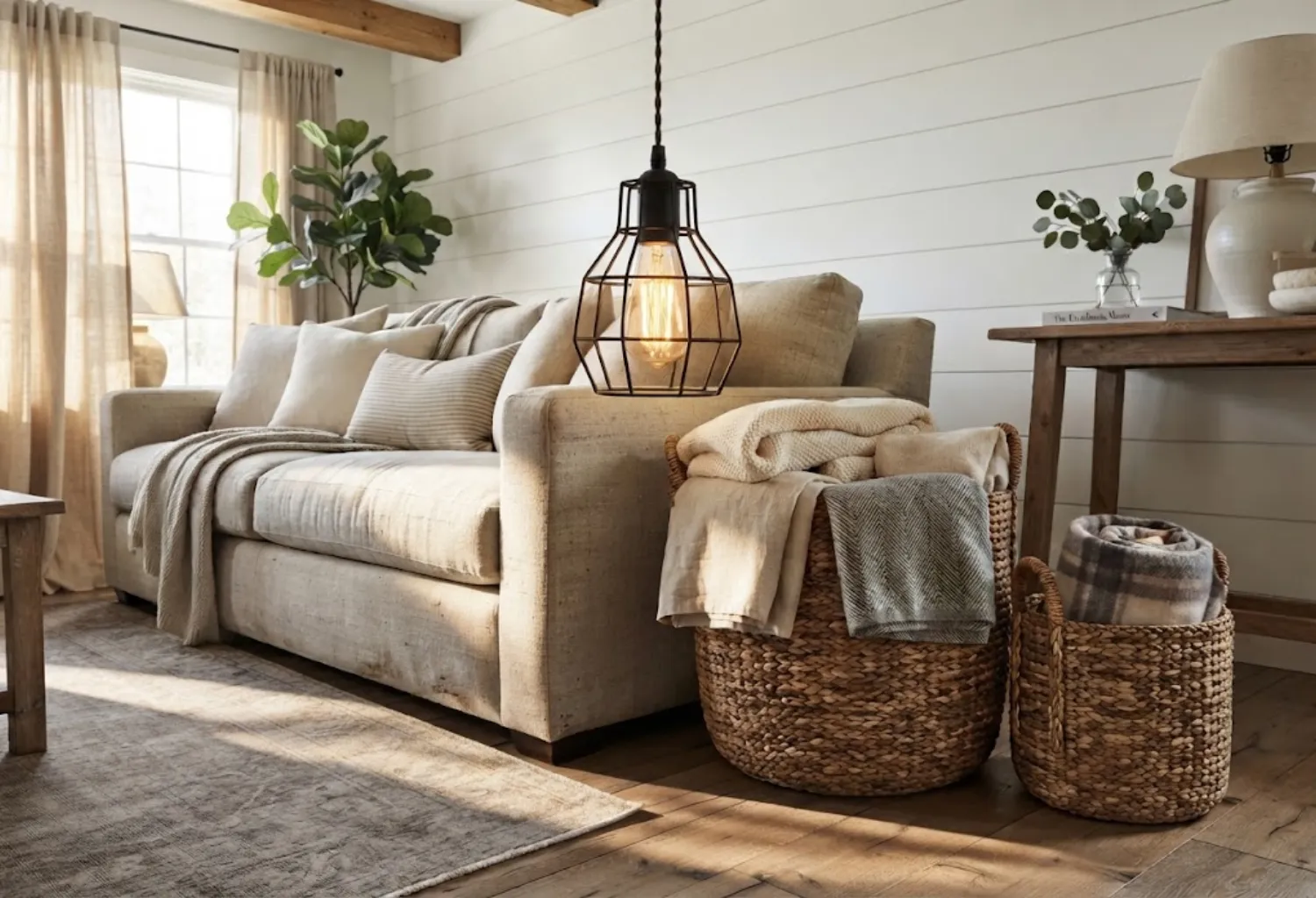 Neutral Linen Curtains