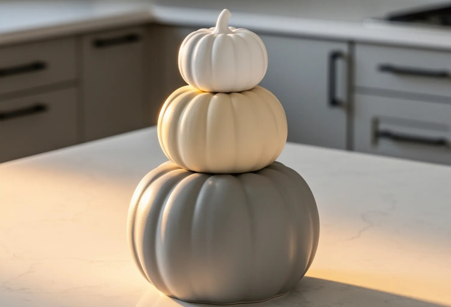 Neutral Pumpkin Stack