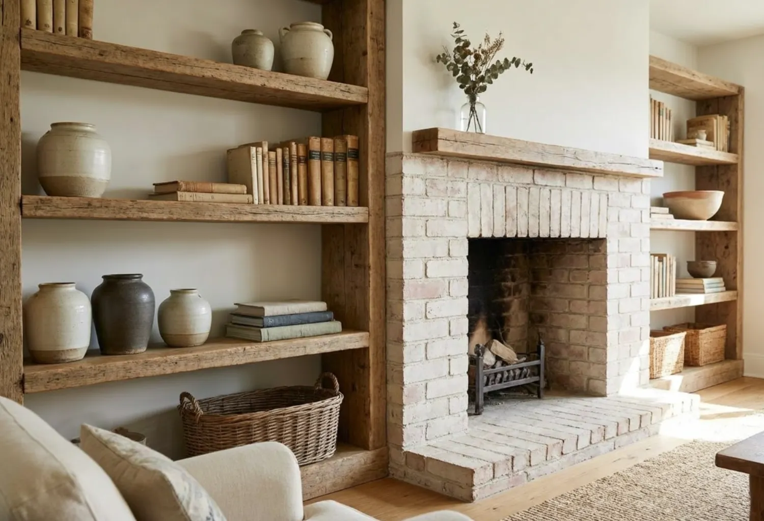 Open Wood Shelving