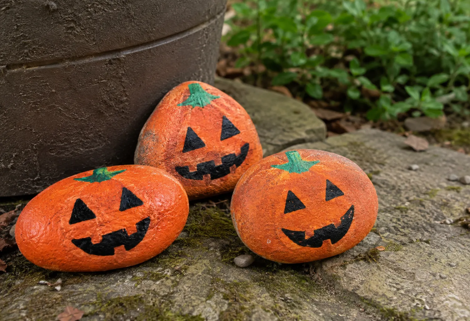 Painted Rock Pumpkin Patch