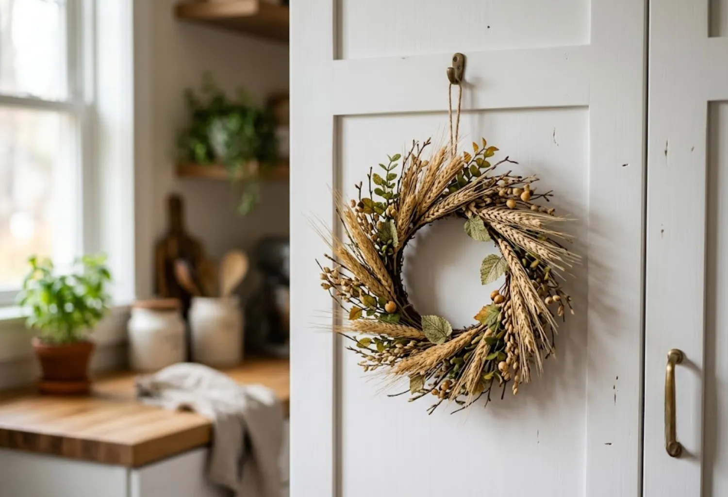 Seasonal Wreaths for Cabinets or Windows
