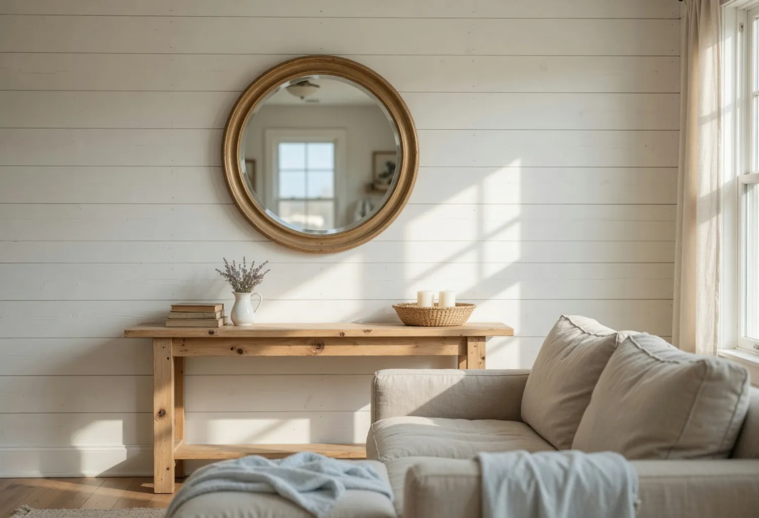 Shiplap Accent Wall