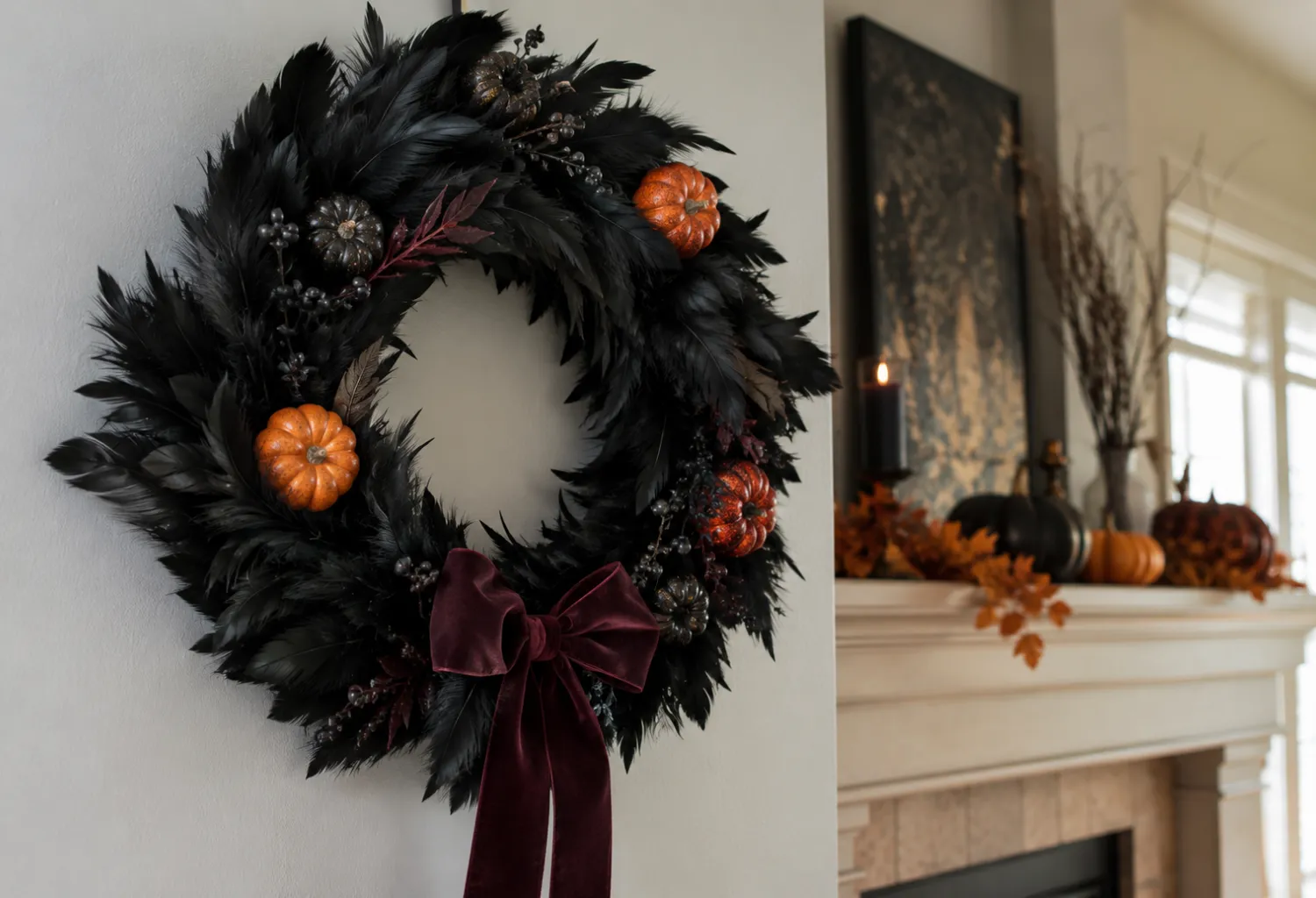 Spooky Front-Facing Wreath