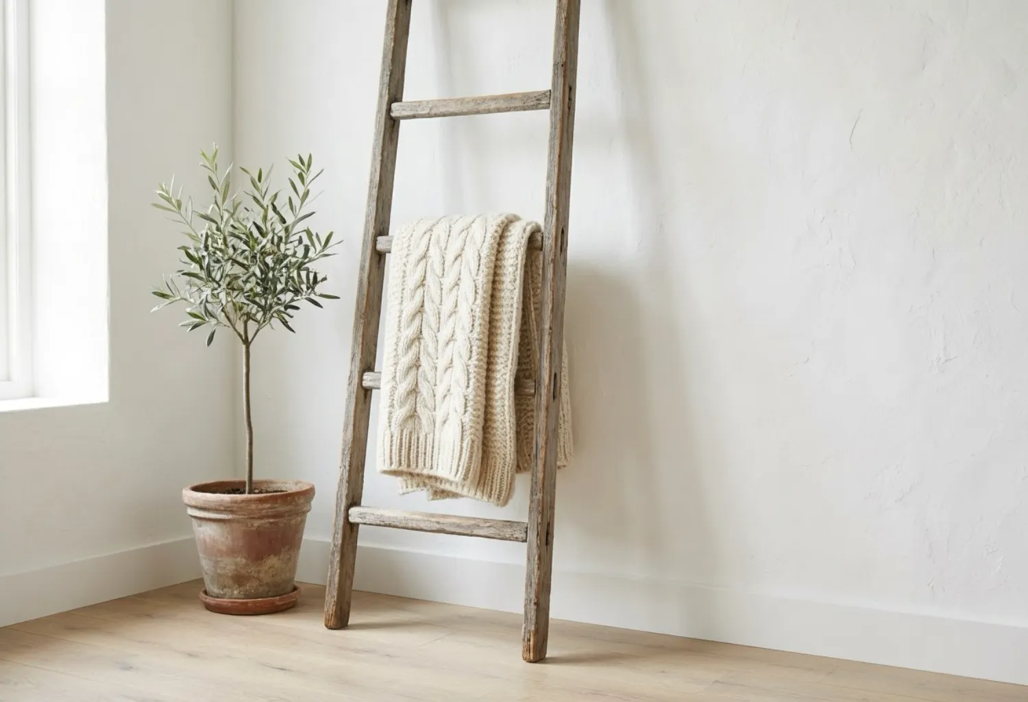 Vintage Ladder Decor