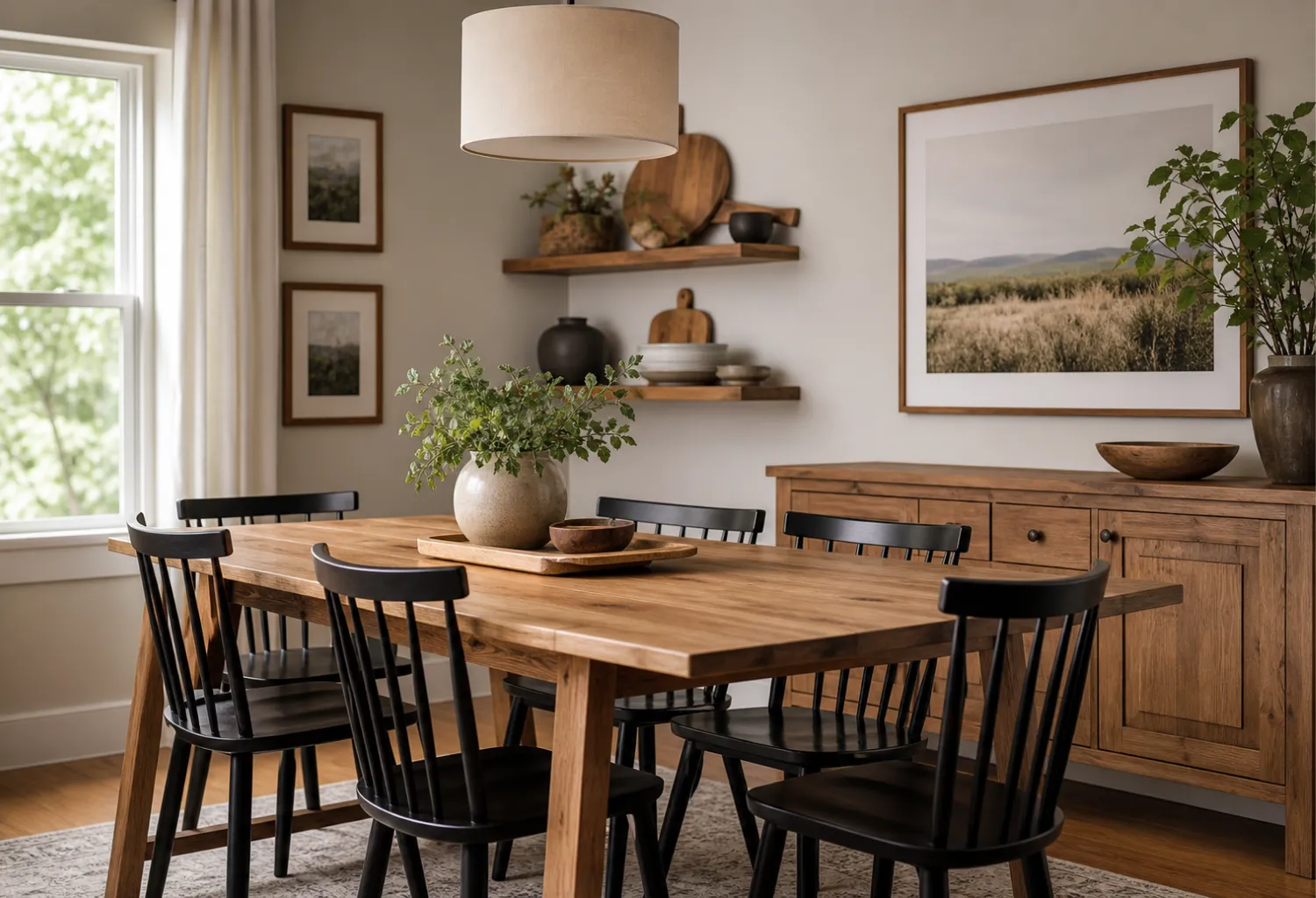 Warm Wood Accents
