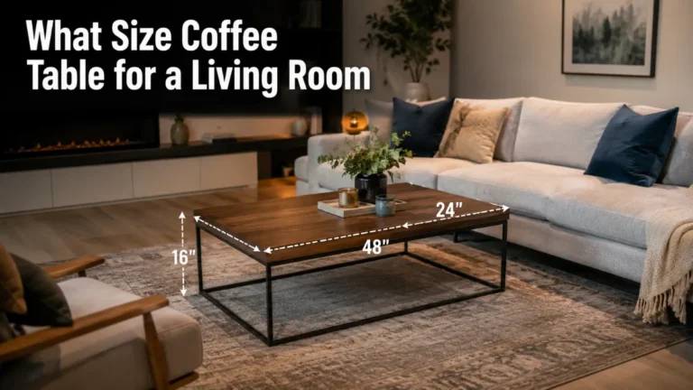 What Size Coffee Table for a Living Room