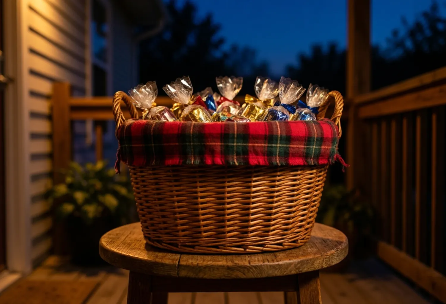 Wicker Baskets for Handing Out Candy
