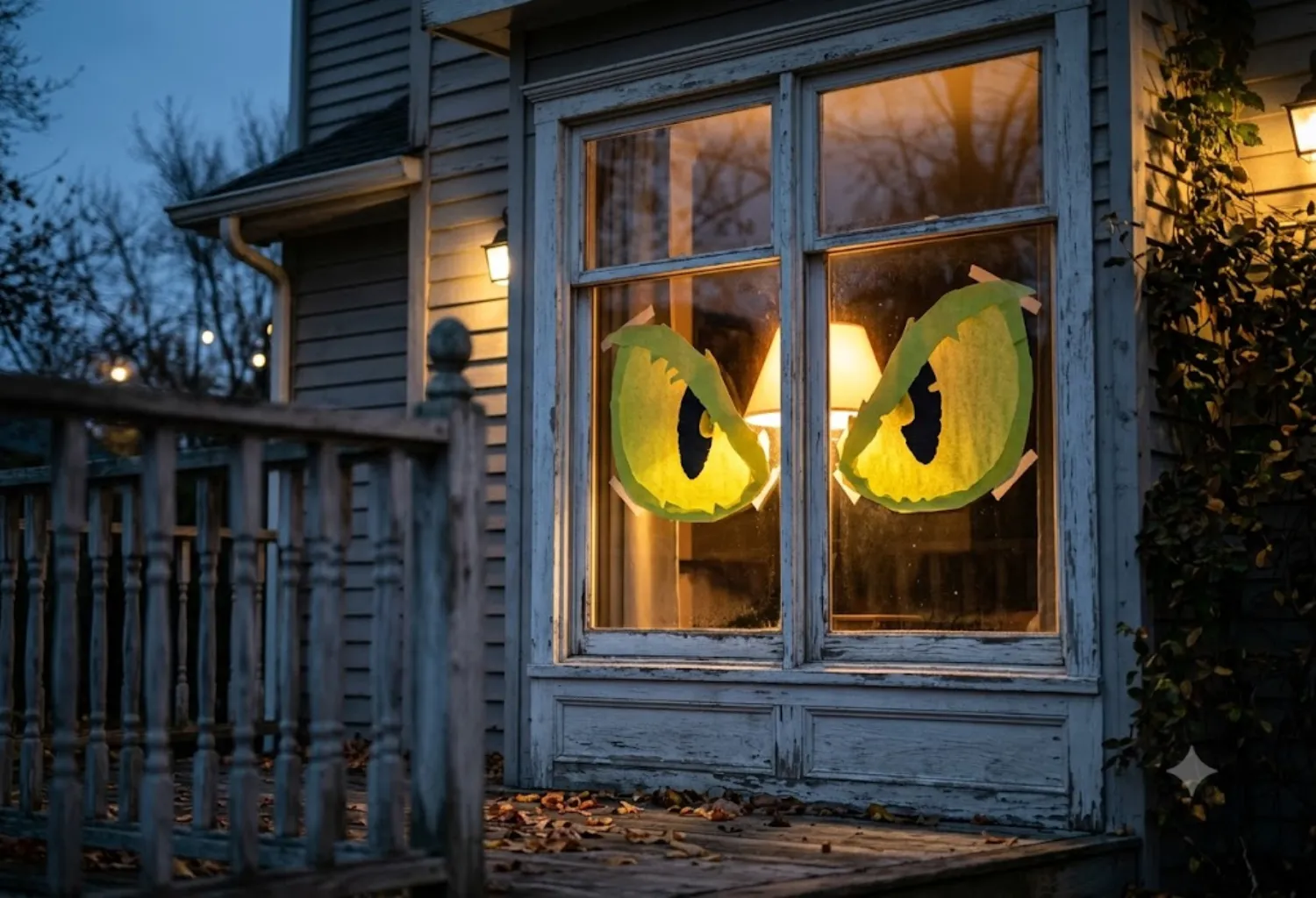 Window Monster Eyes
