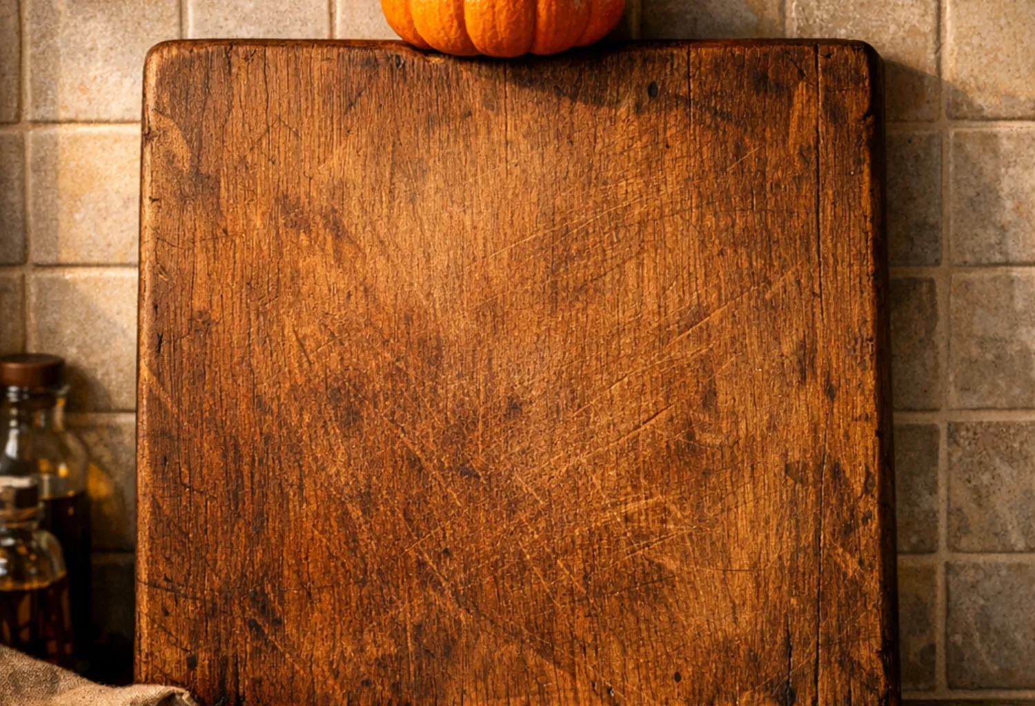 Wooden Cutting Board Display