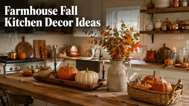 farmhouse fall kitchen decor ideas