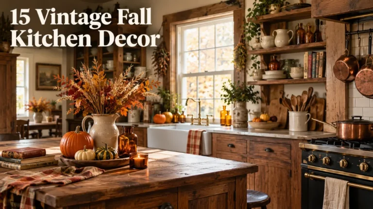 15 Vintage Fall Kitchen Decor Ideas for a Cozy Autumn