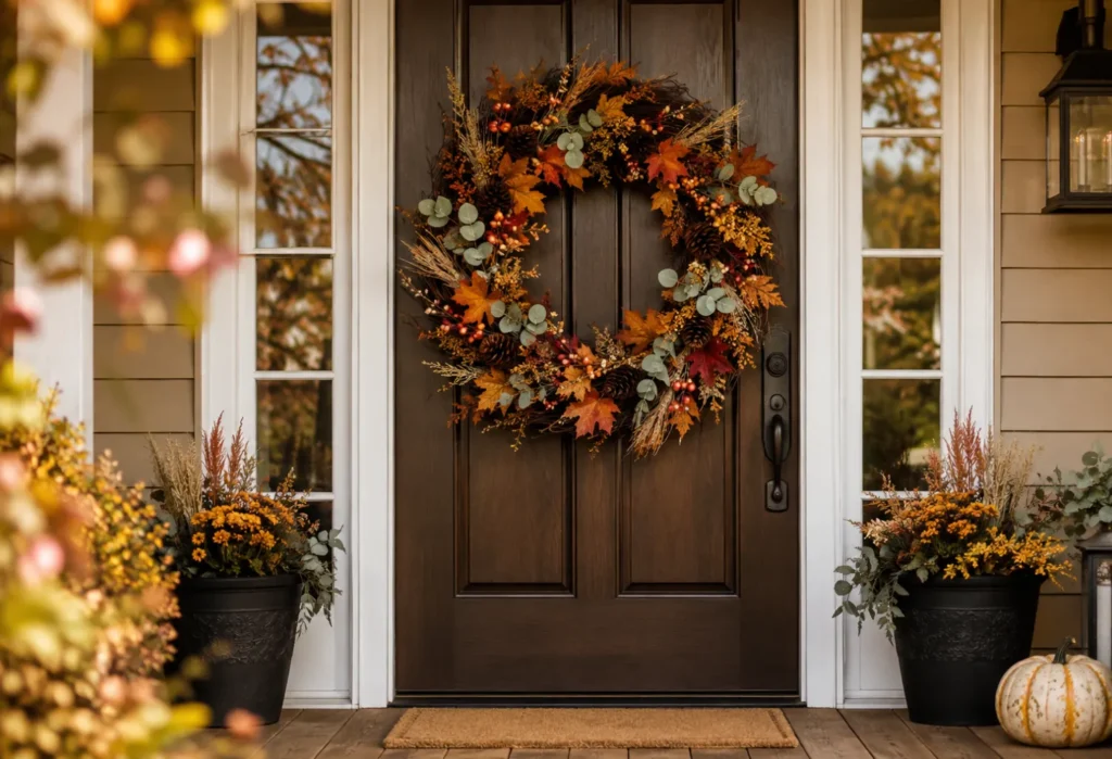 Fall Door Wreath