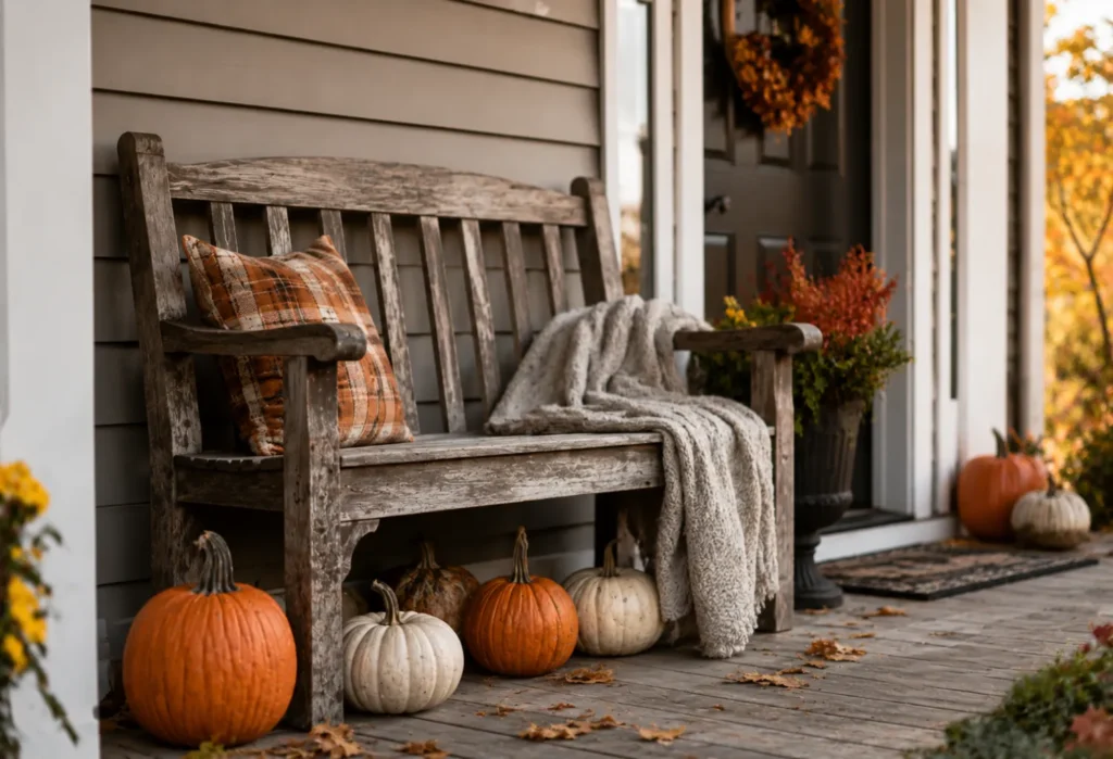 Rustic Wooden Bench